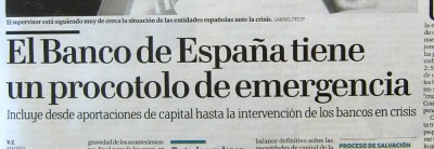 El Banco de España tiene un procotolo de emergencia